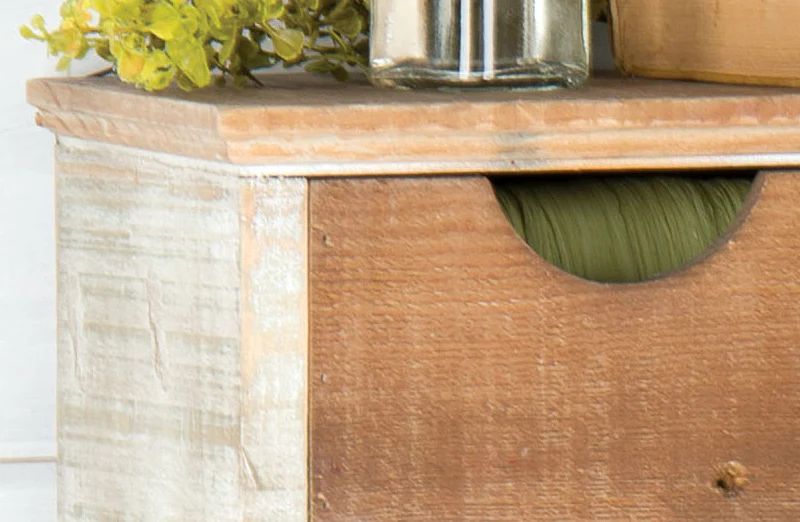 Farmhouse Wooden Storage Cabinet