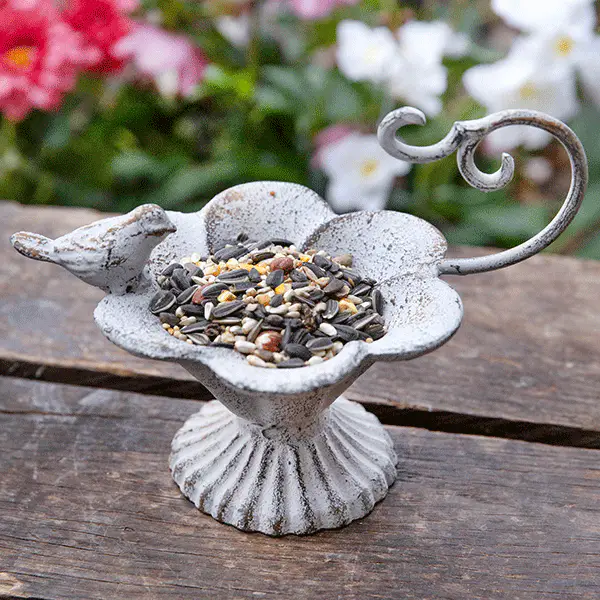 Tabletop Bird Feeder Jewelry Dish