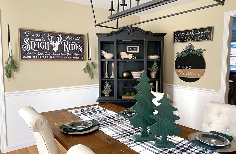 Sleeps 'til Christmas Magnetic Countdown Sign