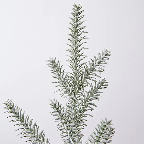 Faux Fir Tree with Galvanized Pot