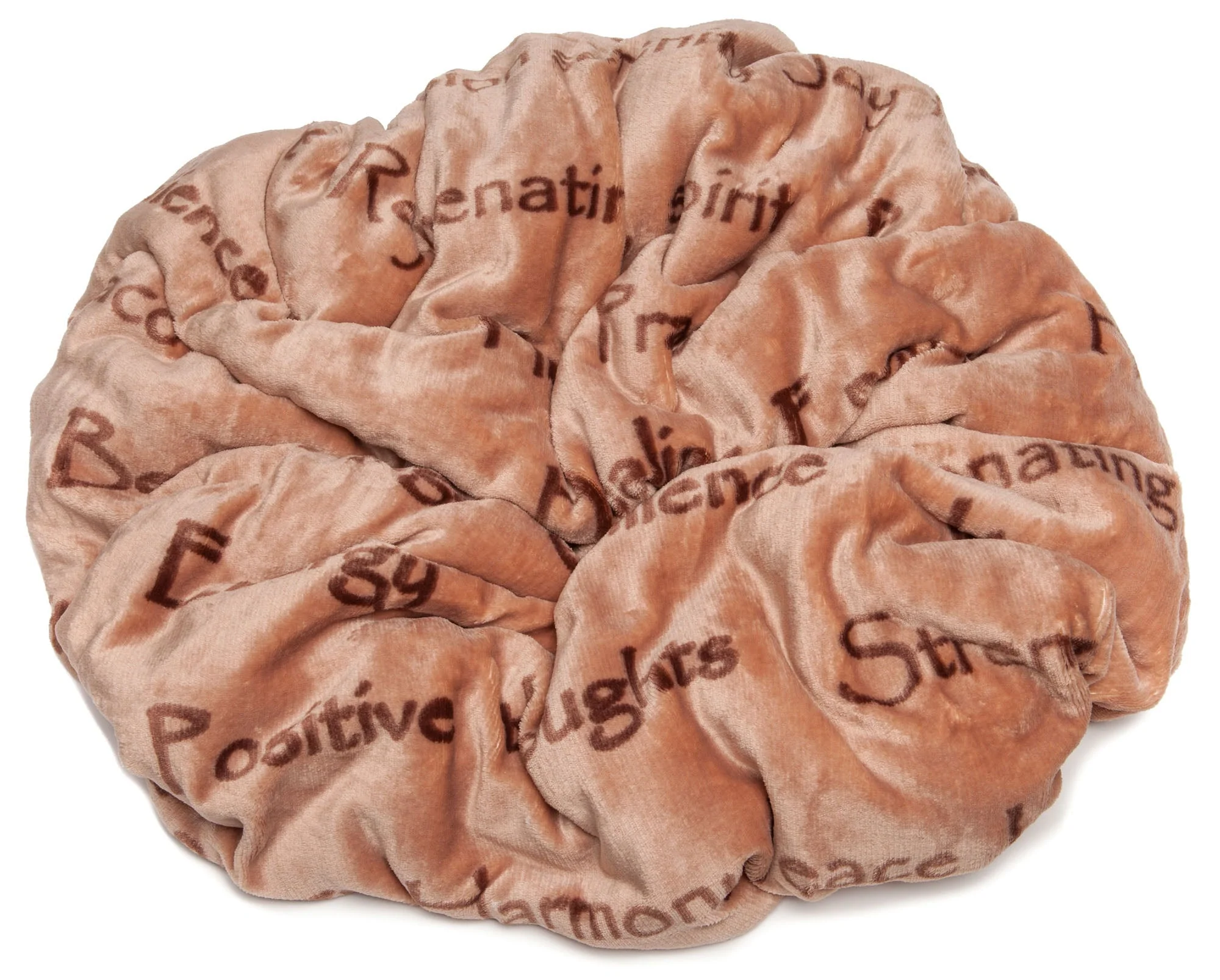 Gift Faux Fur Comfort Words Throw Blanket