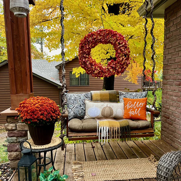 Faux Hydrangea Split Front Door Wreath