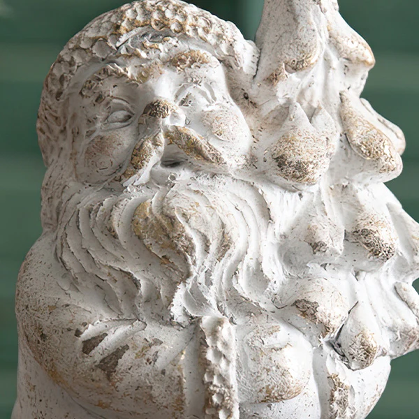 Father Christmas with Tree Figurine