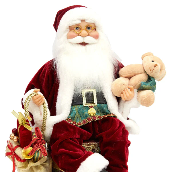 Traditional Santa Claus Figurine, Choose Your Style