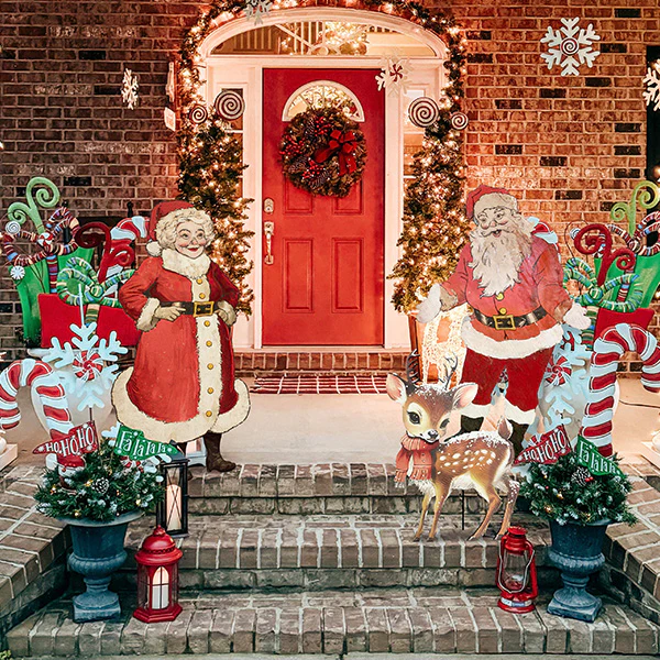 34 Inch Tall Vintage-Inspired Indoor/Outdoor Bambi Cutout | Santa’s Family Collection