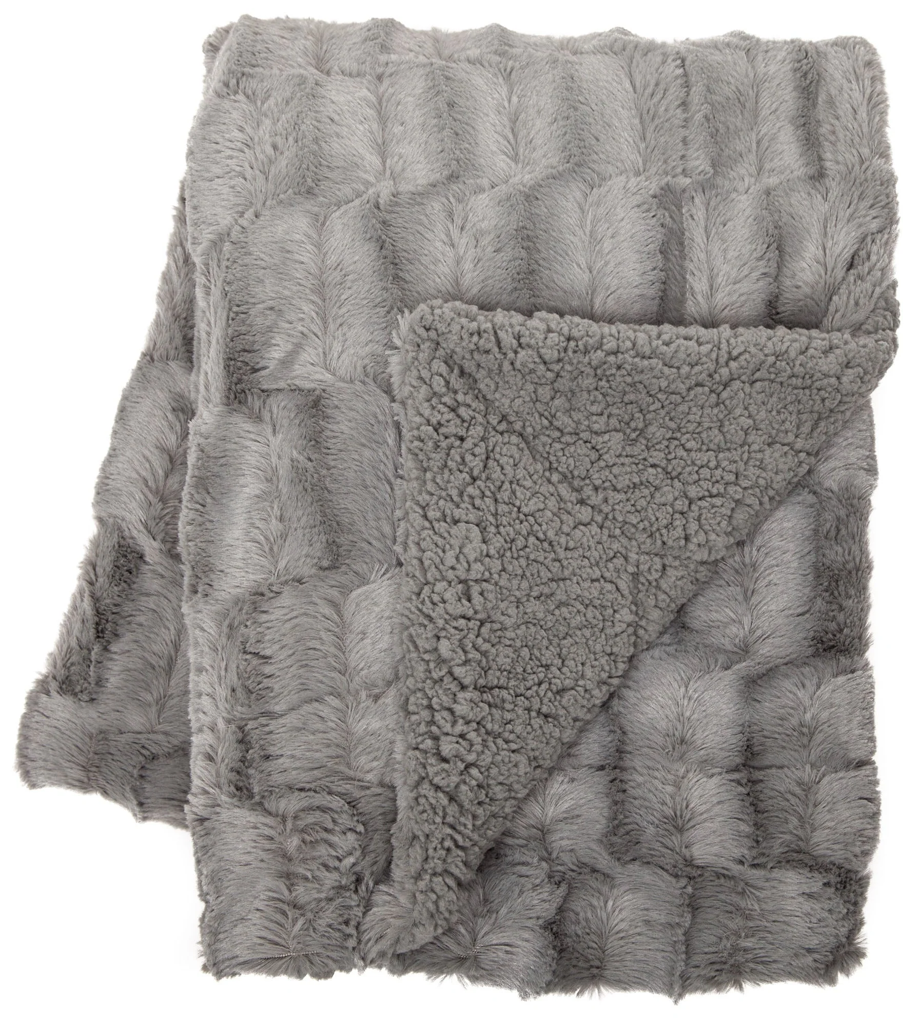 Deco Faux Fur Throw Blanket