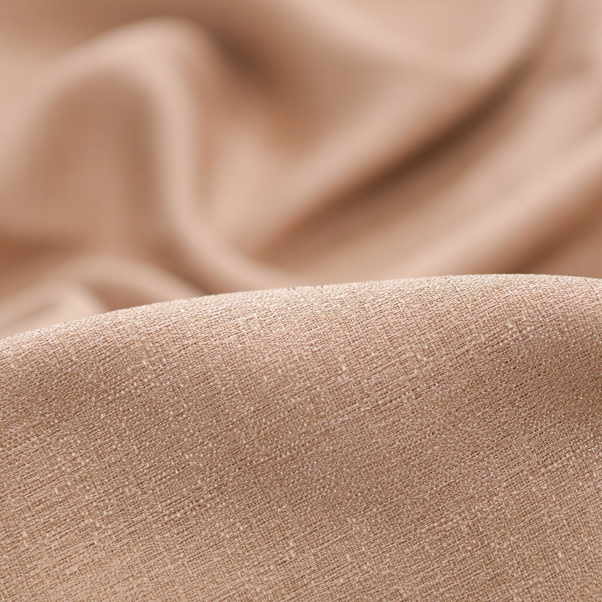 Faux Belgian Flax Solid Curtains