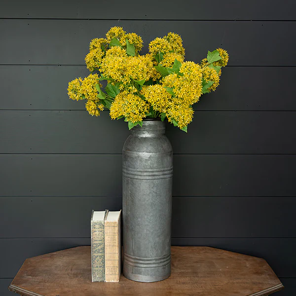 29 Inch Yellow Snowball Spray, Set of 3 Stems