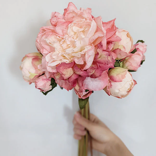 Lifelike Peony Bouquet