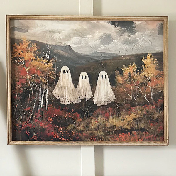 Framed Ghost Wall Decor, Choose Your Style