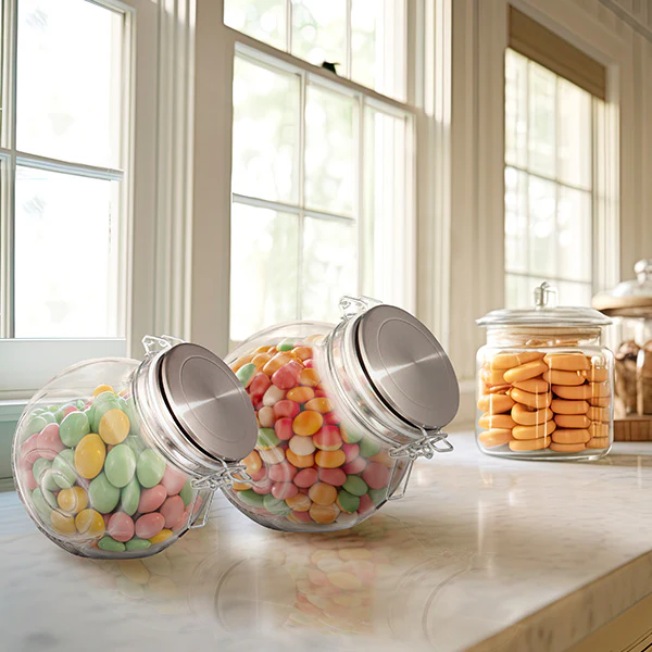 Round Bail and Trigger Canister, Pick Your Size