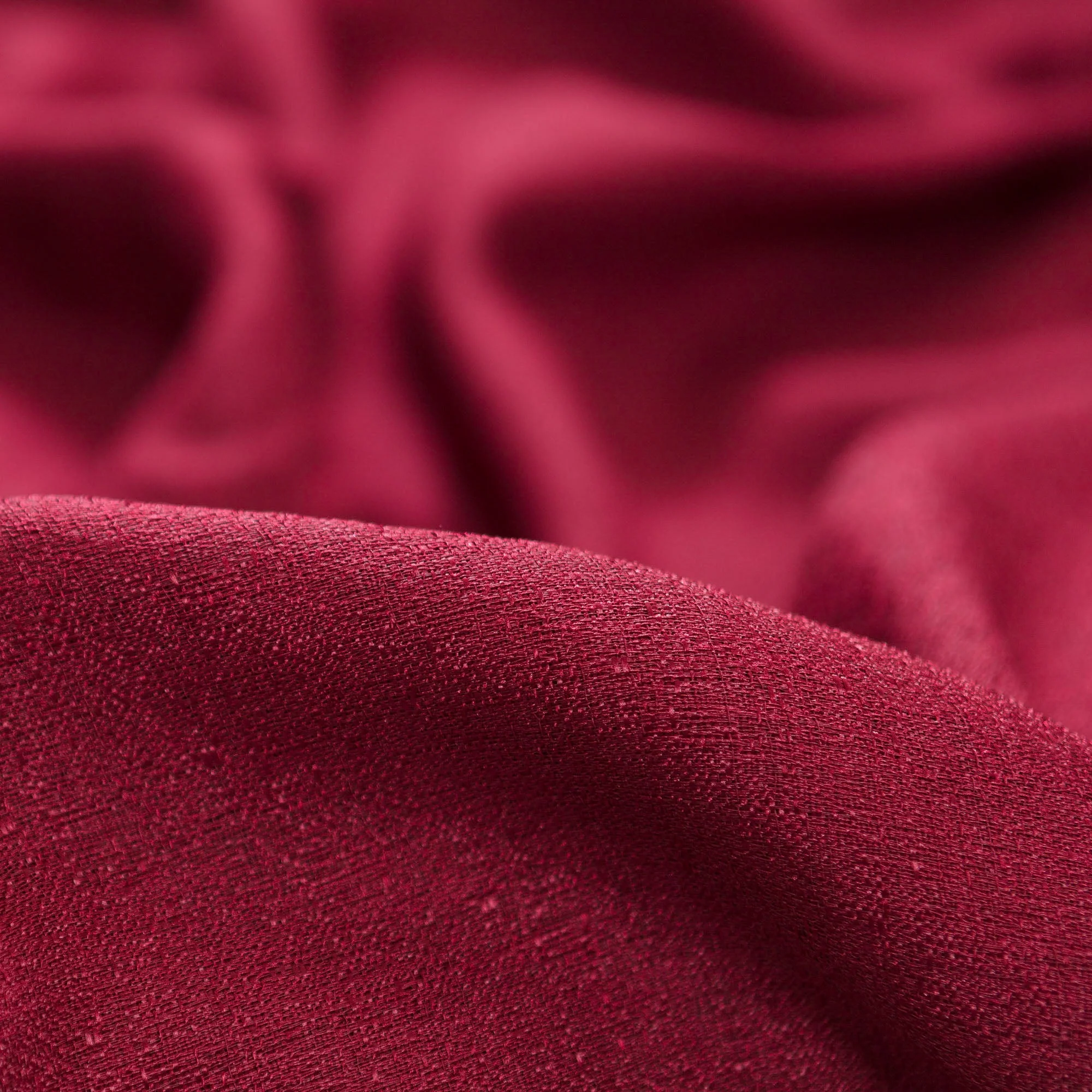 Faux Belgian Flax Solid Curtains