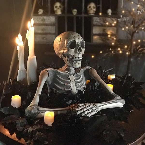 Half Skeleton Table Centerpiece
