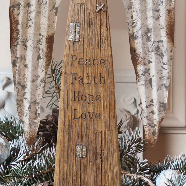 Rustic Farmhouse Holiday Angel, Pick Your Style