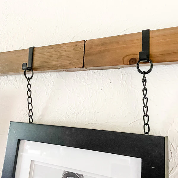 DIY Hanging Gallery Wall Rail