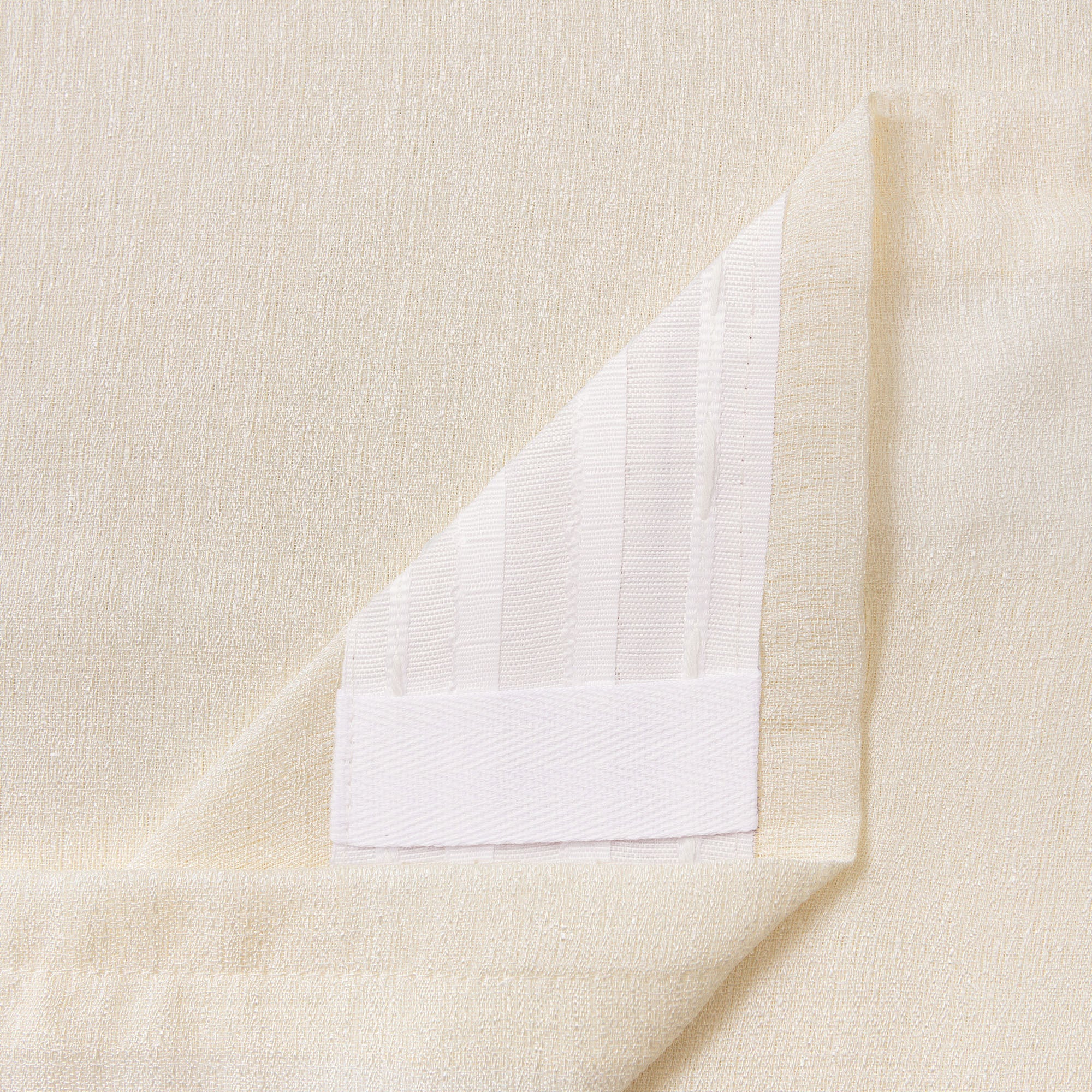 Faux Belgian Flax Solid Curtains