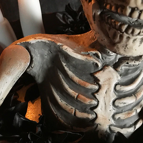 Half Skeleton Table Centerpiece