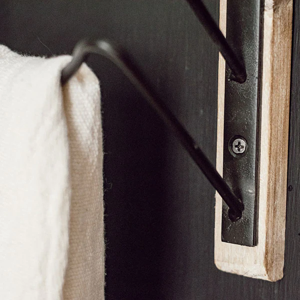 Modern Utilitarian Wall Mounted Plate Display Rack