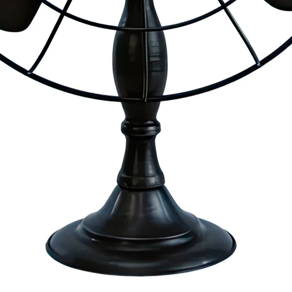 Modern Metal Fan Table Clock