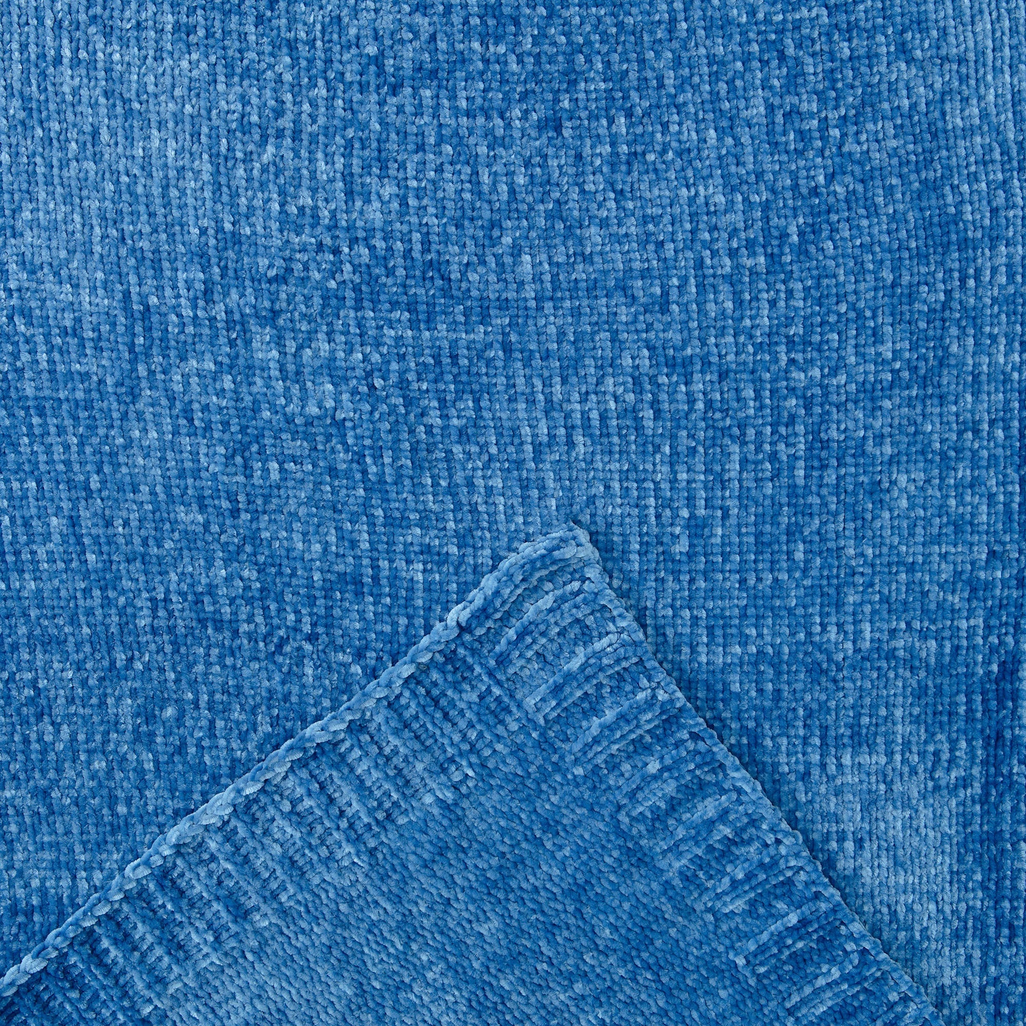 Chenille Luxe Border Throw Blanket