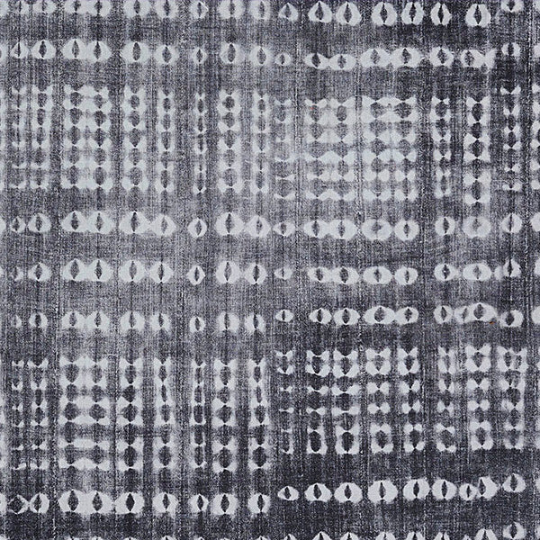 Abstract Charcoal Plaid Area Rug, Pick Your Size