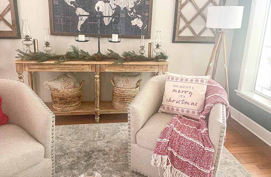 Merry Little Christmas Pillow