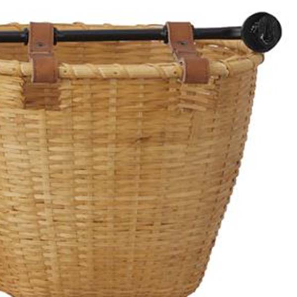 Farmhouse Bamboo Basket Wall Shelf, Pick Your Size