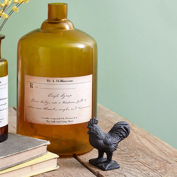 Antique-Inspired Apothecary Bottle