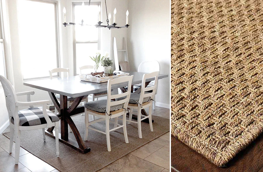 Natural Indoor/Outdoor Jute Rug, Pick Your Size
