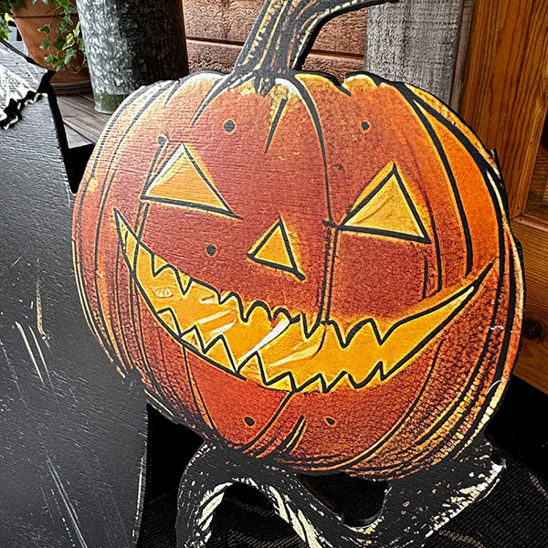 Indoor/Outdoor Cat Witch Cutout, Set of Two | Spooky Season Collection