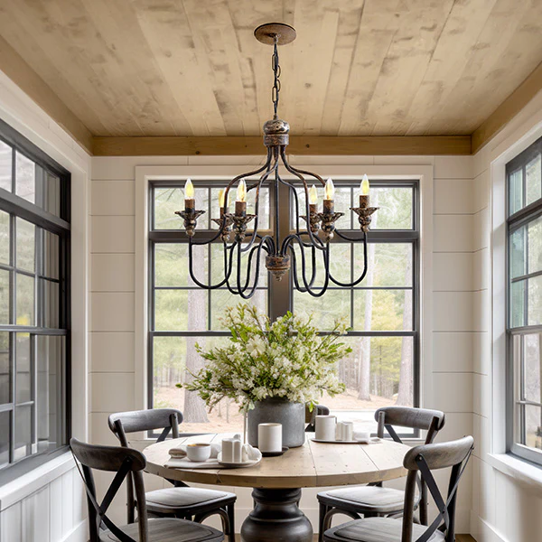 Rustic Hanging Pendant Lamp