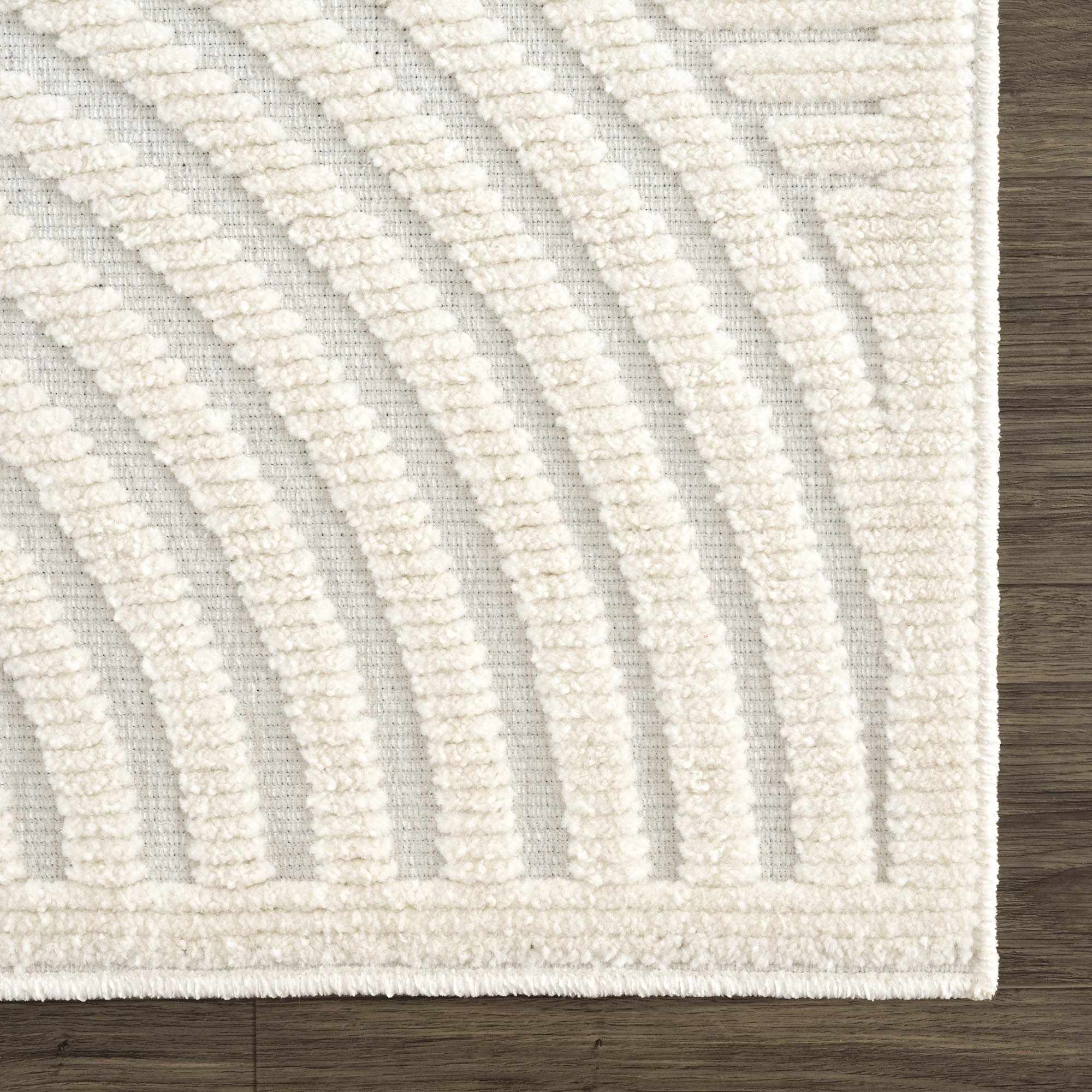 Off White Washable Area Rug