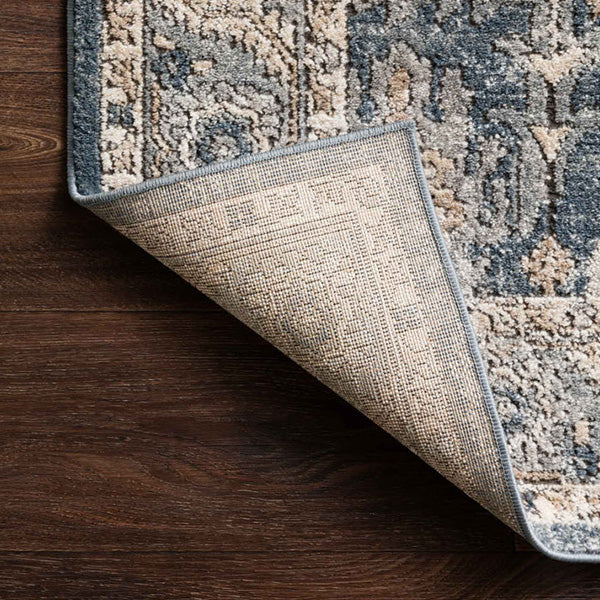 Vintage Washed Blue Area Rug, Choose Your Size