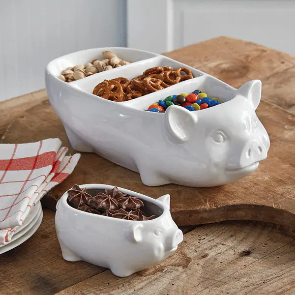Ceramic Piggy Candy Bowl, Choose Your Style