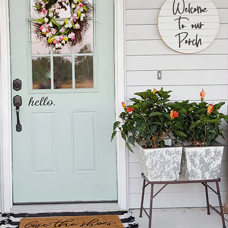 Galvanized Double Planters With Stand