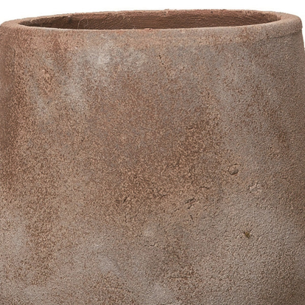 Distressed Terracotta Round Planters, Set of 3