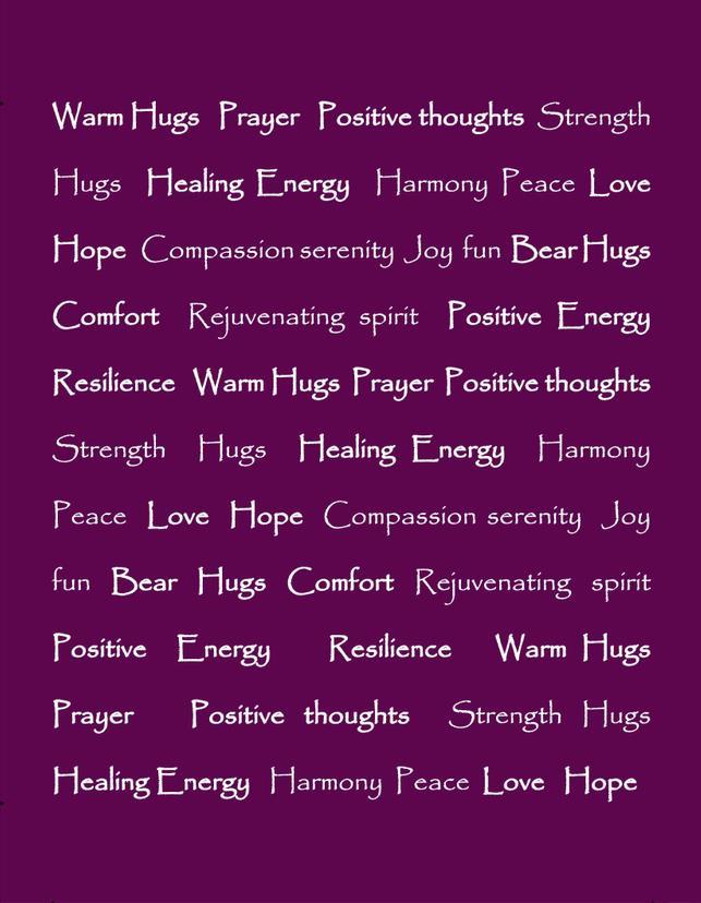 Gift Faux Fur Comfort Words Throw Blanket