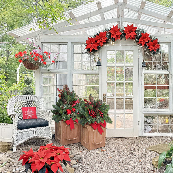 Oversized Outdoor Wooden Planters, Set of 2