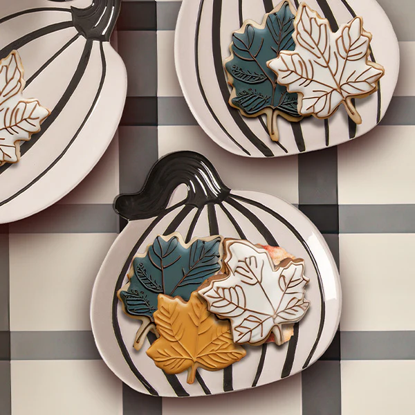 Artisanal Pumpkin Plates, Set of Three