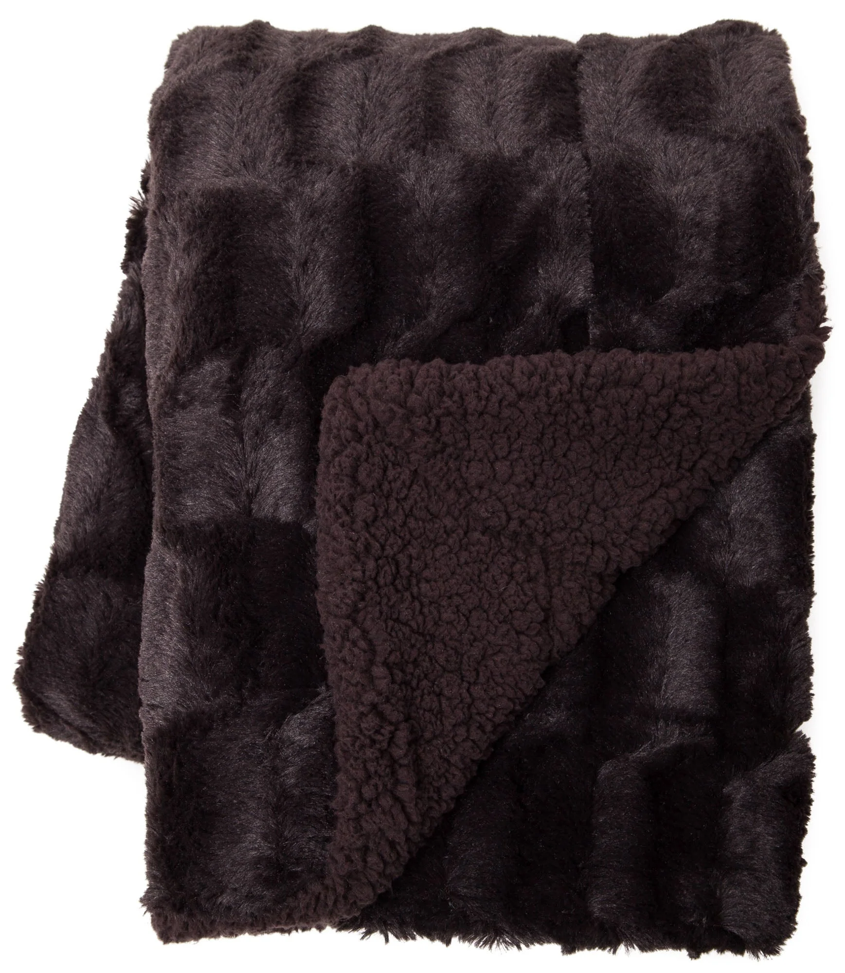 Deco Faux Fur Throw Blanket