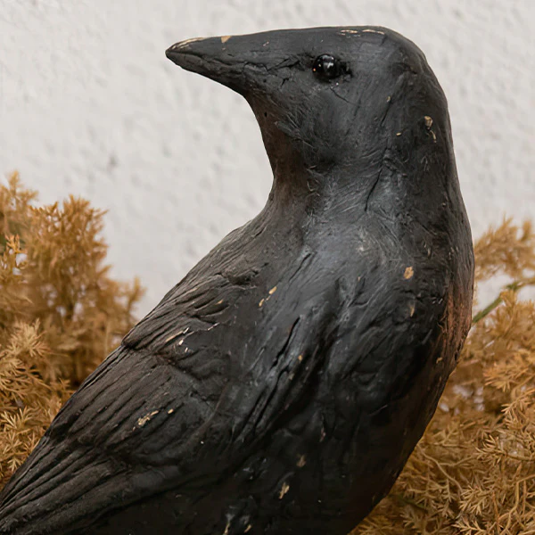 Crow Tabletop Statue