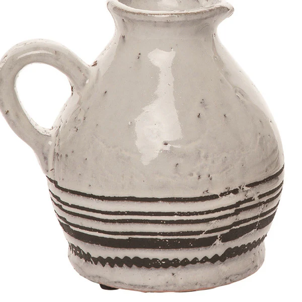 Vintage Inspired Ceramic Pitcher, Set of 2