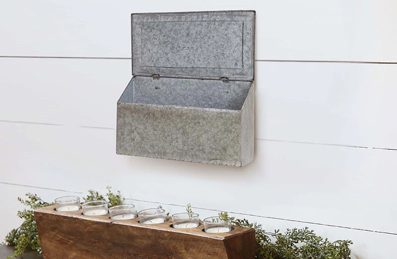 Galvanized Storage Bin