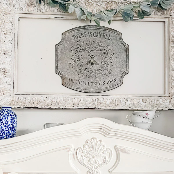 Sweet As Can Bee Metal Farmhouse Sign