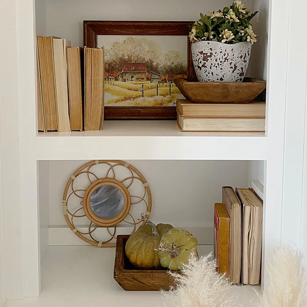 Square Wooden Dough Bowls, Set of 2