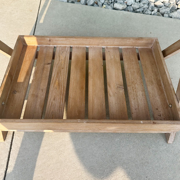 Indoor/Outdoor Folding Table with Removable Metal Tray