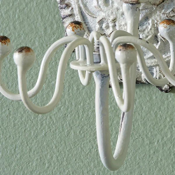 French Country Inspired Spinning Wall Hook, Set of 2