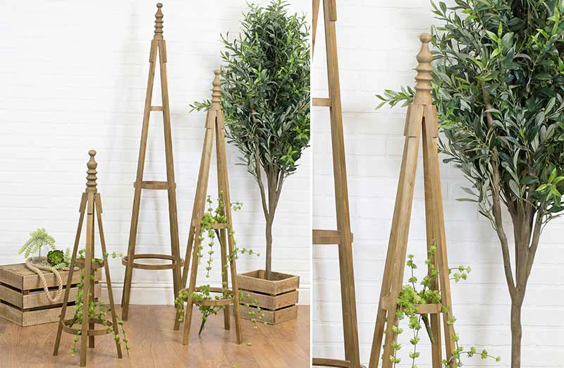 Wooden Garden Trellis Set of 3