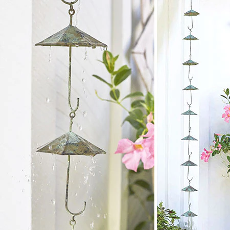 Umbrella Inspired Rain Chain