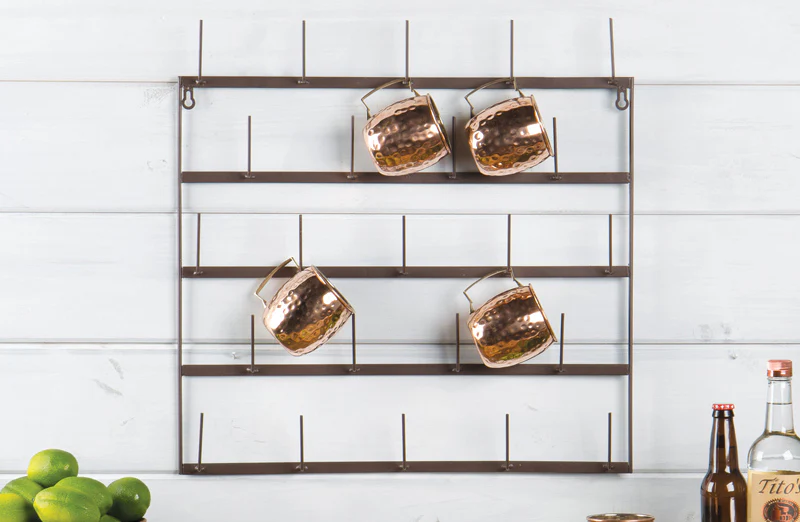 Wall Mounted Mug Rack